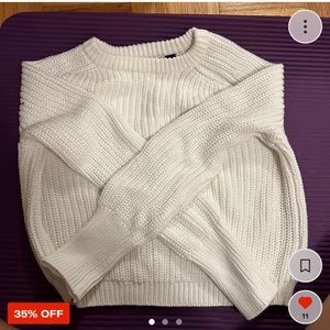 American apparel crop fisherman sweater